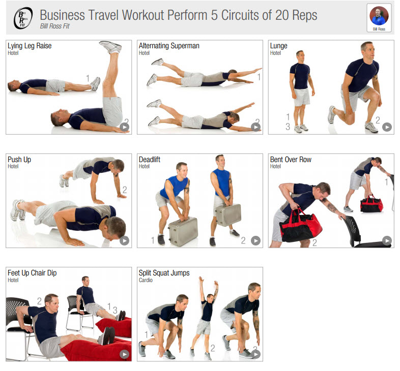 Workouts For Business Travellers